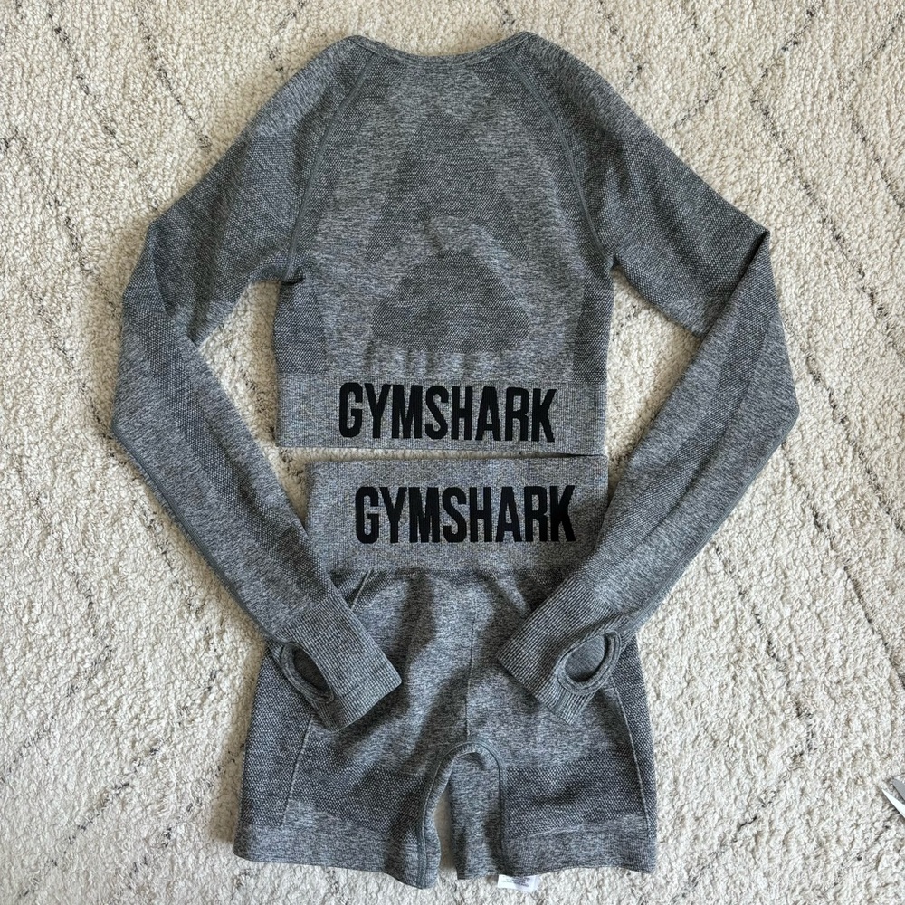 Gymshark Flex Heather Gray Activewear Set